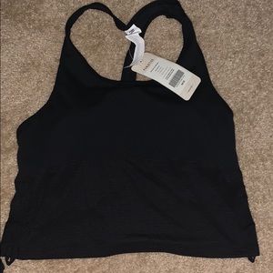 Fabletics crop top with built in bra